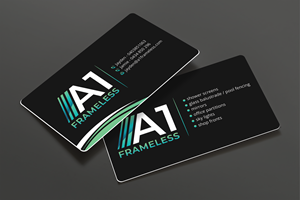 Business Card Design by Expert Bappy for A1 frameless  | Design: #32869868