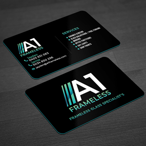 Design de Carte de Visite par WellDesign pour A1 frameless  | Design : #32868915