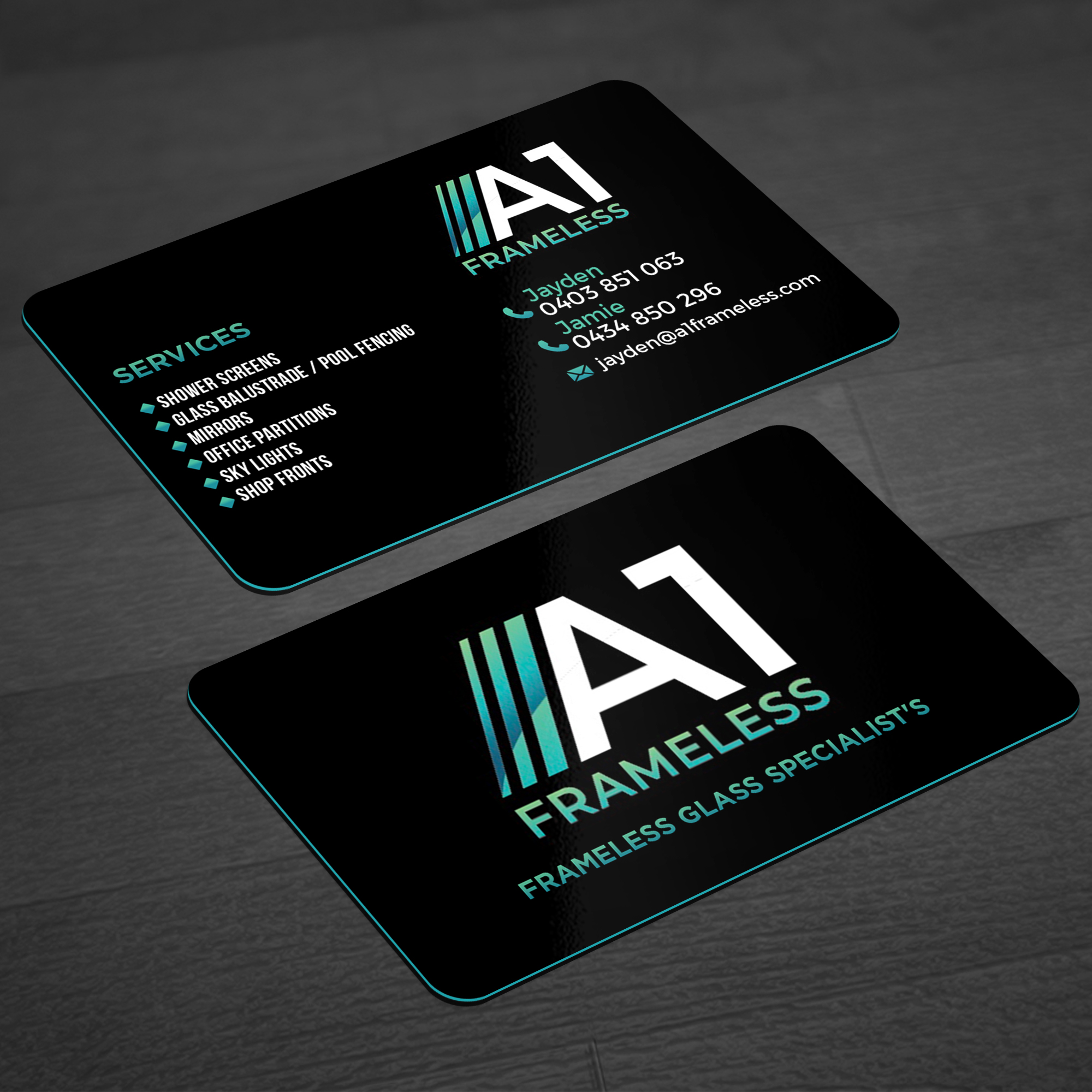 Visitenkarten-Design von WellDesign für A1 frameless  | Design #32868916