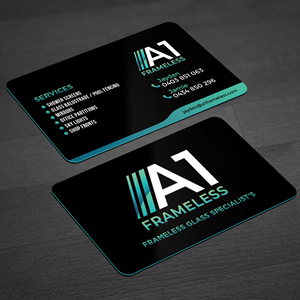 Design de Carte de Visite par WellDesign pour A1 frameless  | Design : #32868917
