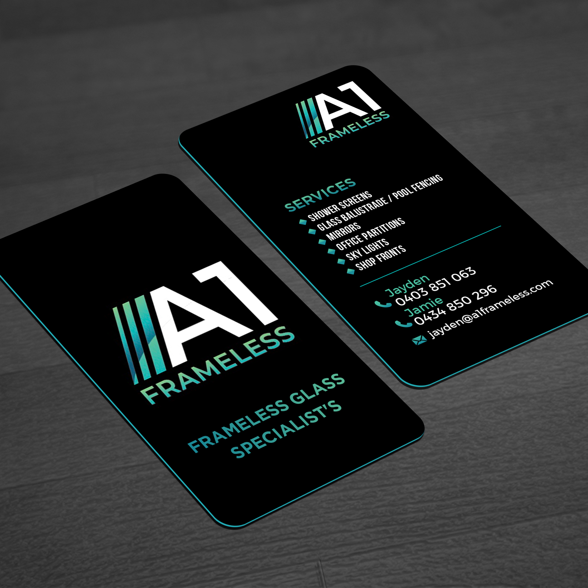 Visitenkarten-Design von WellDesign für A1 frameless  | Design #32868942