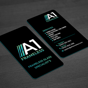 Design de Carte de Visite par WellDesign pour A1 frameless  | Design : #32868942