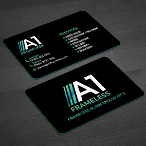 Design de Carte de Visite par WellDesign pour A1 frameless  | Design : #32871263