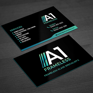Design de Carte de Visite par WellDesign pour A1 frameless  | Design : #32871264