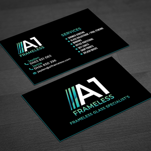 Design de Carte de Visite par WellDesign pour A1 frameless  | Design : #32871265