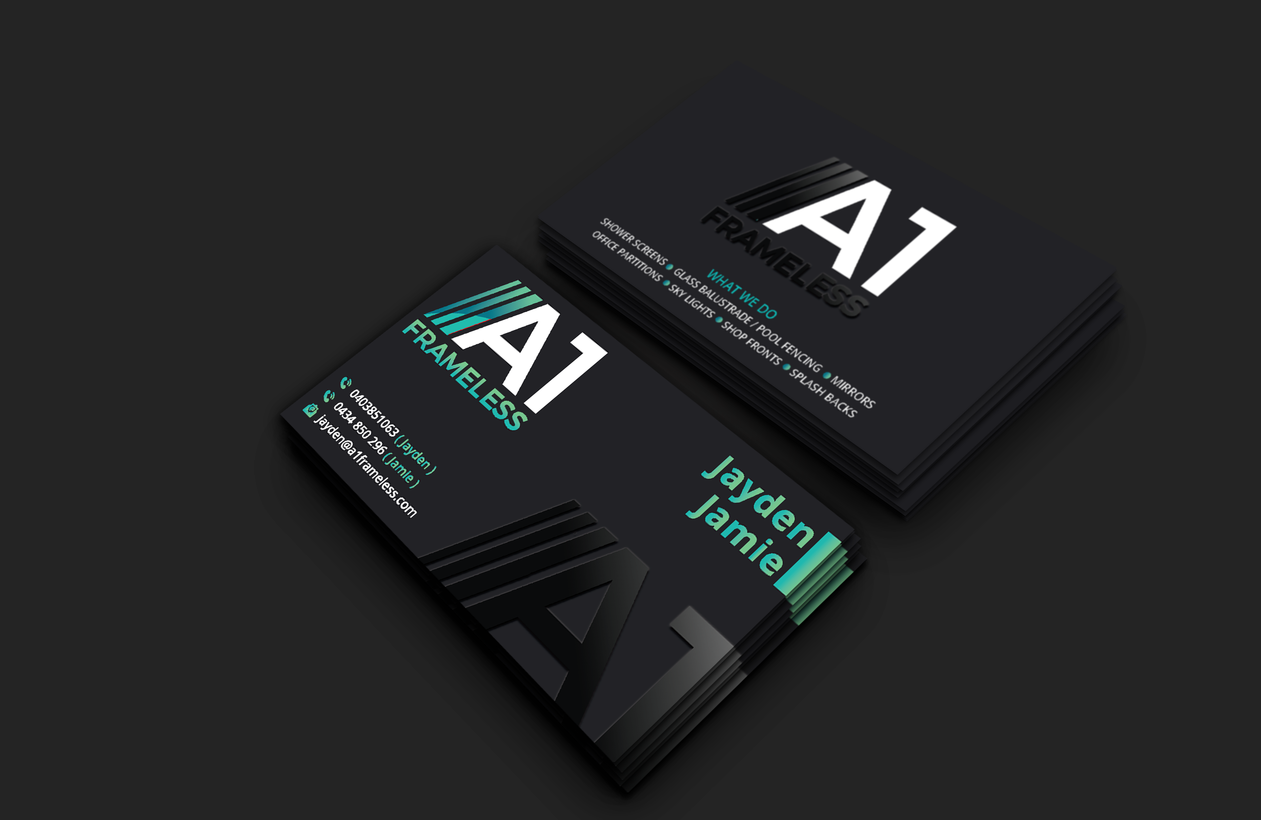 Visitenkarten-Design von DesignerShahadat für A1 frameless  | Design #32870984