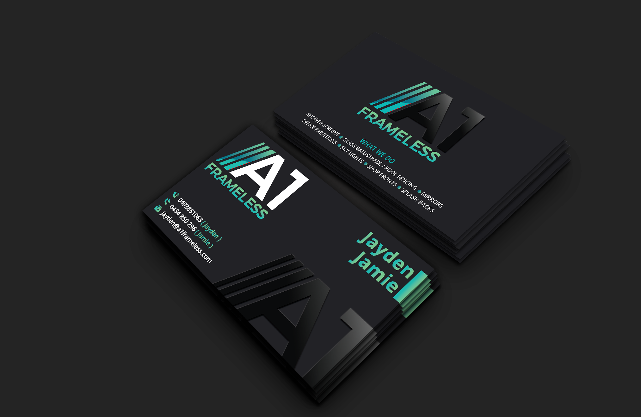 Design de Carte de Visite par DesignerShahadat pour A1 frameless  | Design #32870986