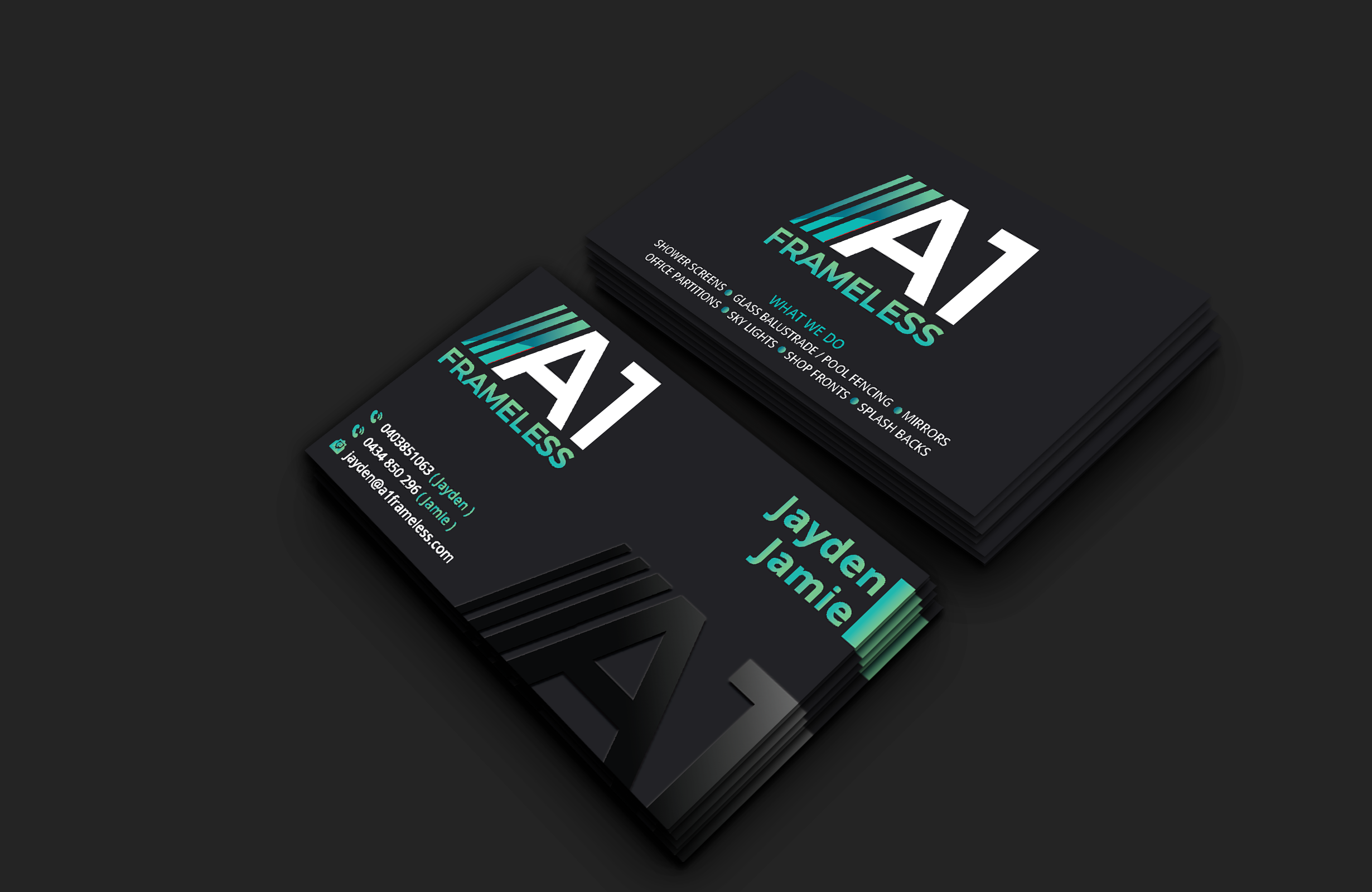 Design de Carte de Visite par DesignerShahadat pour A1 frameless  | Design #32870987