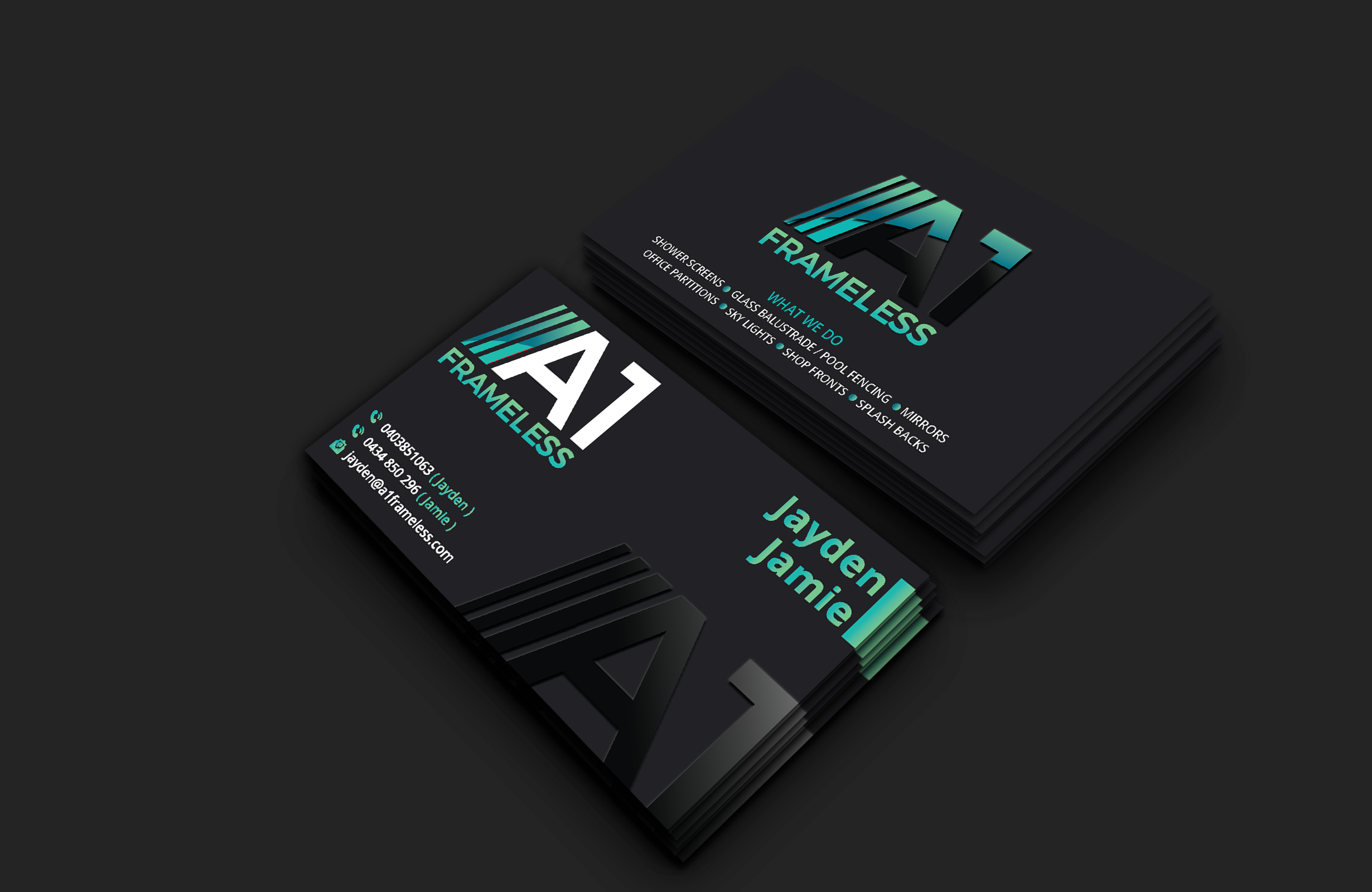 Visitenkarten-Design von DesignerShahadat für A1 frameless  | Design #32870988