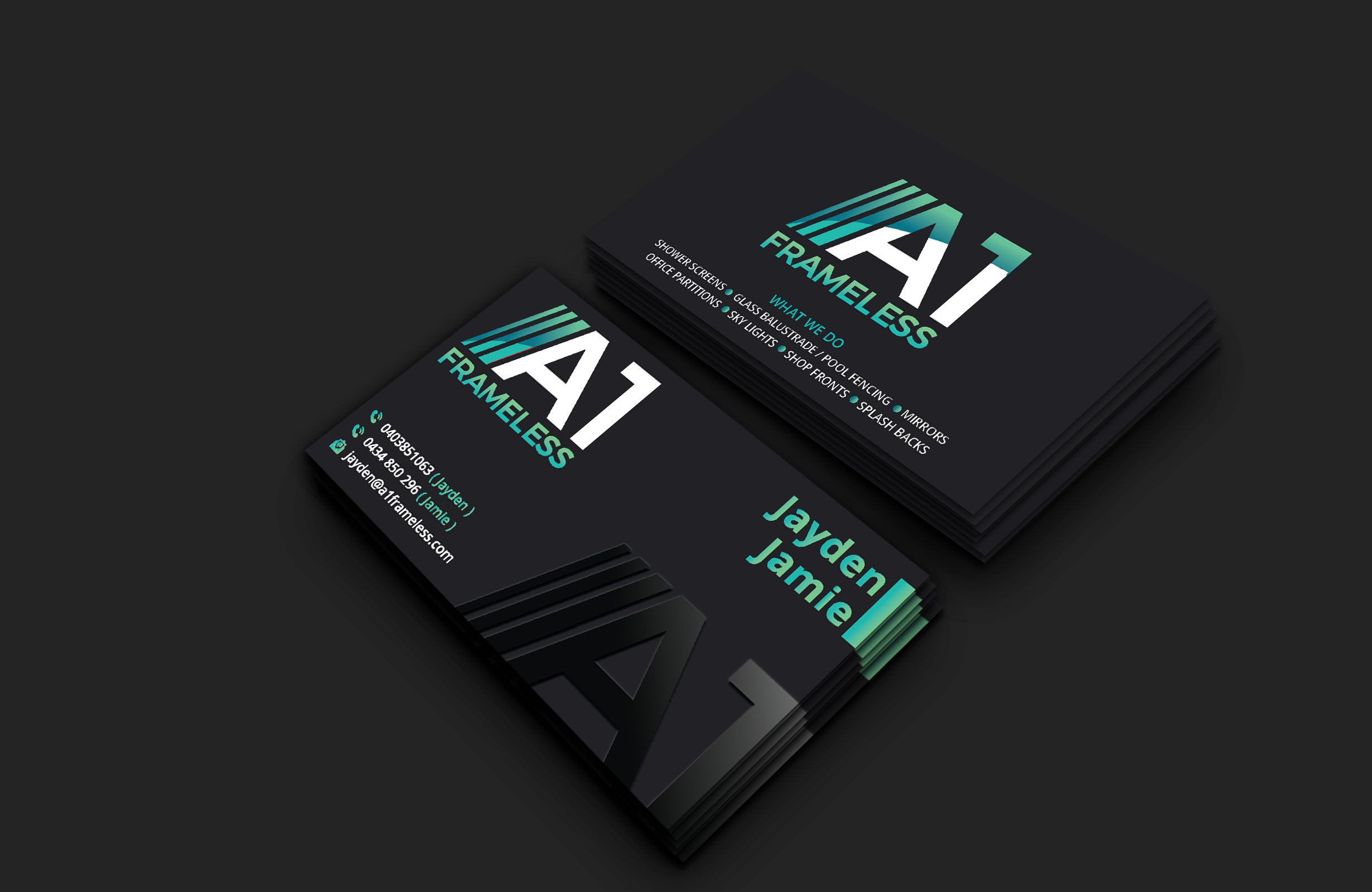 Business Card Design by DesignerShahadat for A1 frameless  | Design #32870994