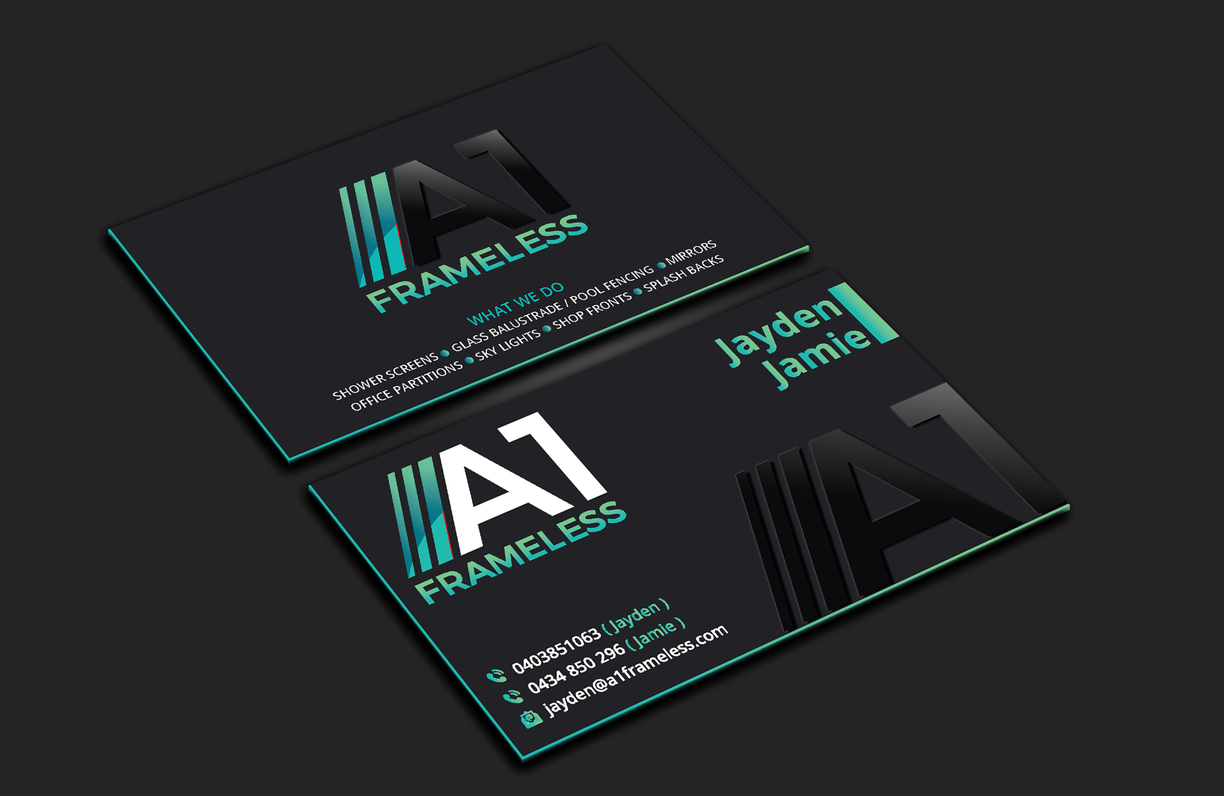 Visitenkarten-Design von DesignerShahadat für A1 frameless  | Design #32870995
