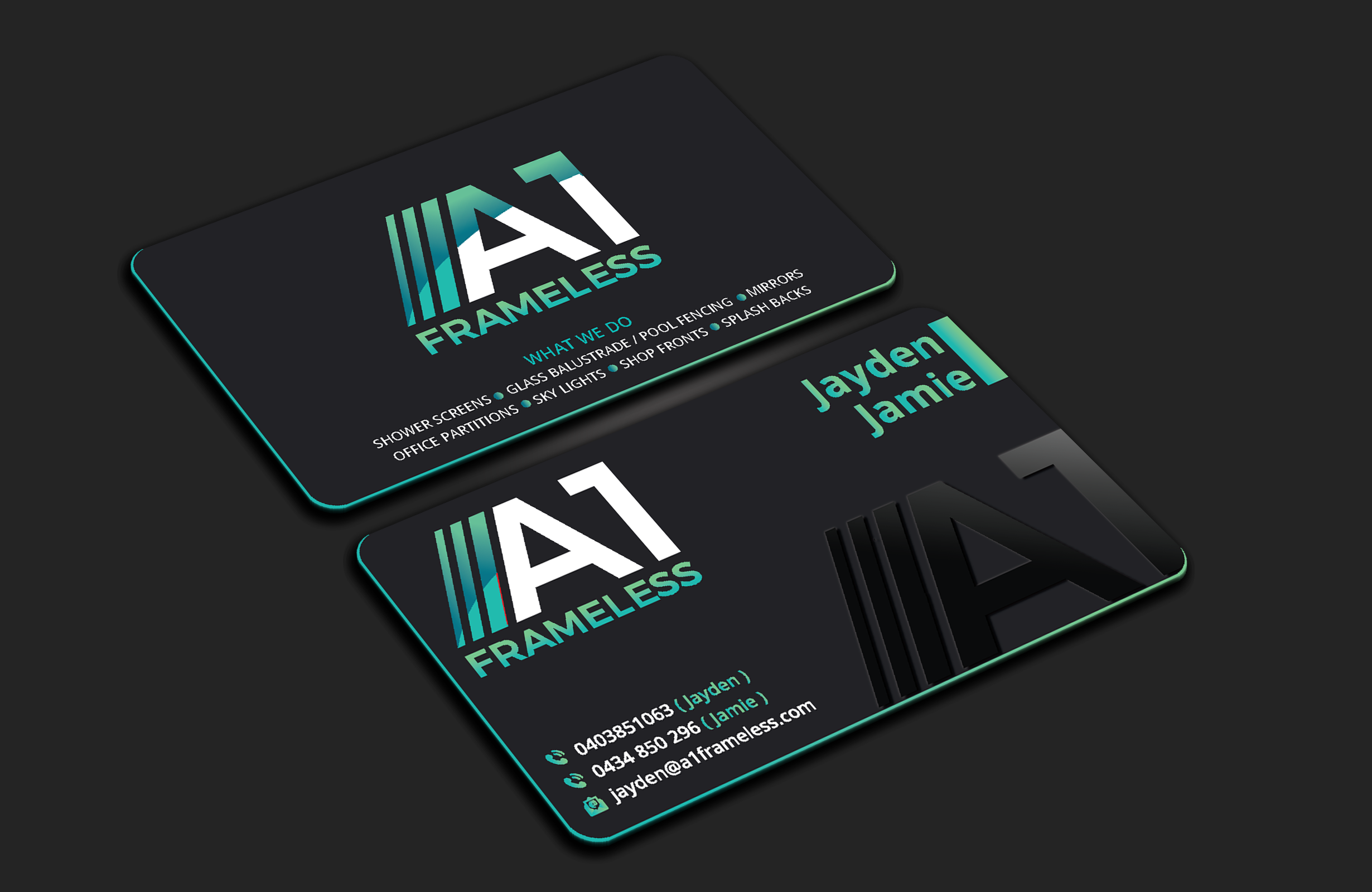 Visitenkarten-Design von DesignerShahadat für A1 frameless  | Design #32871003