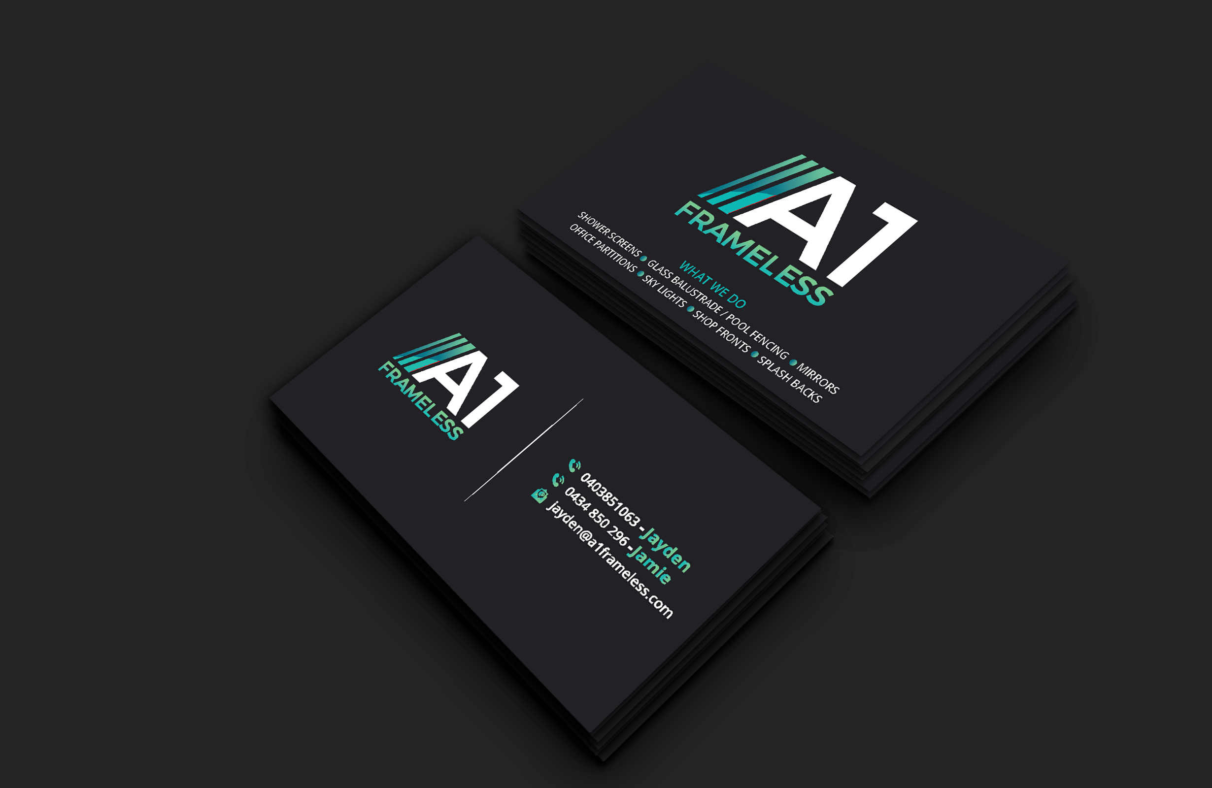 Visitenkarten-Design von DesignerShahadat für A1 frameless  | Design #32871019