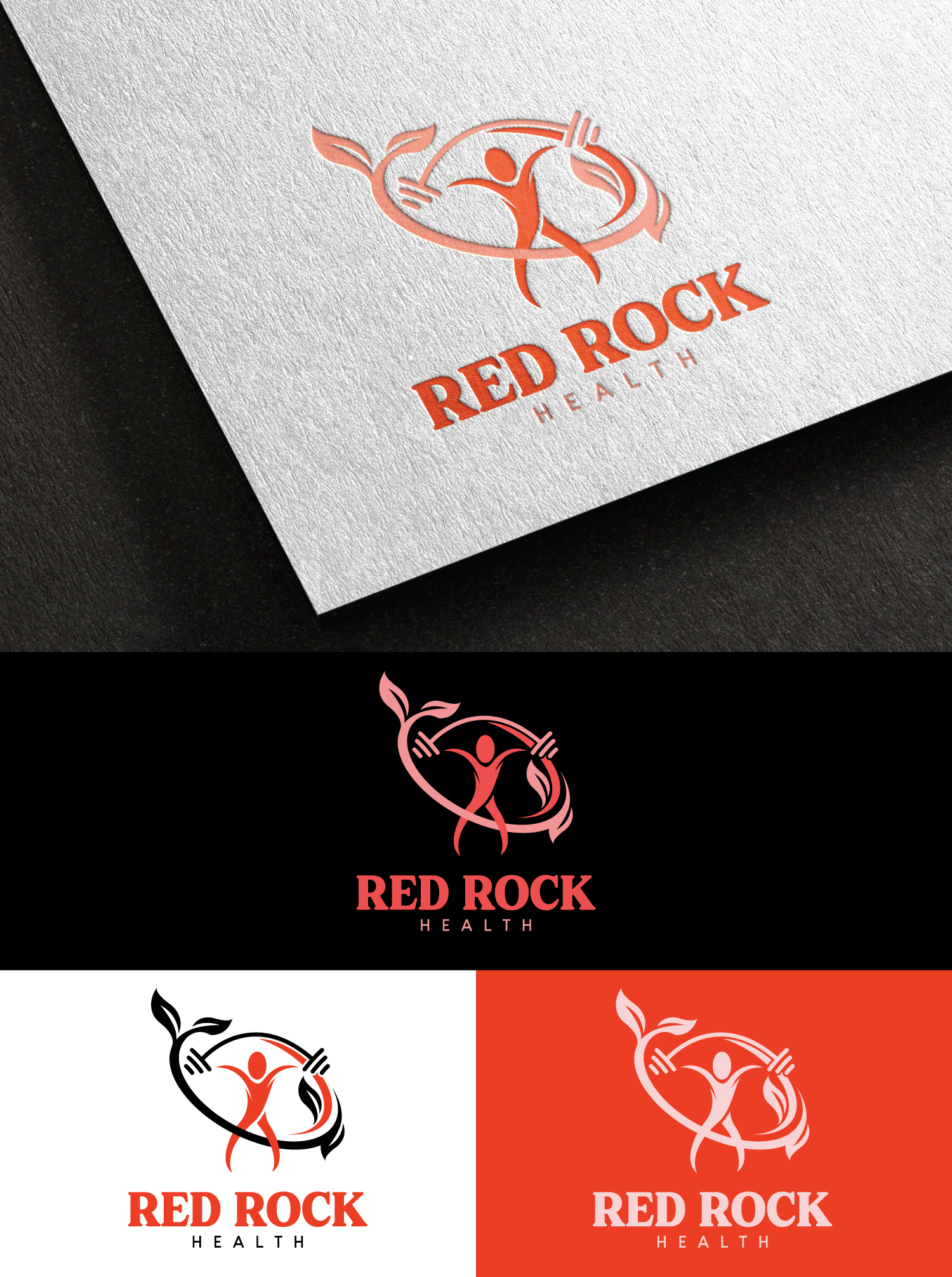 Logo-Design von StromDesignHub für Red Rock Health, LLC | Design #32884812
