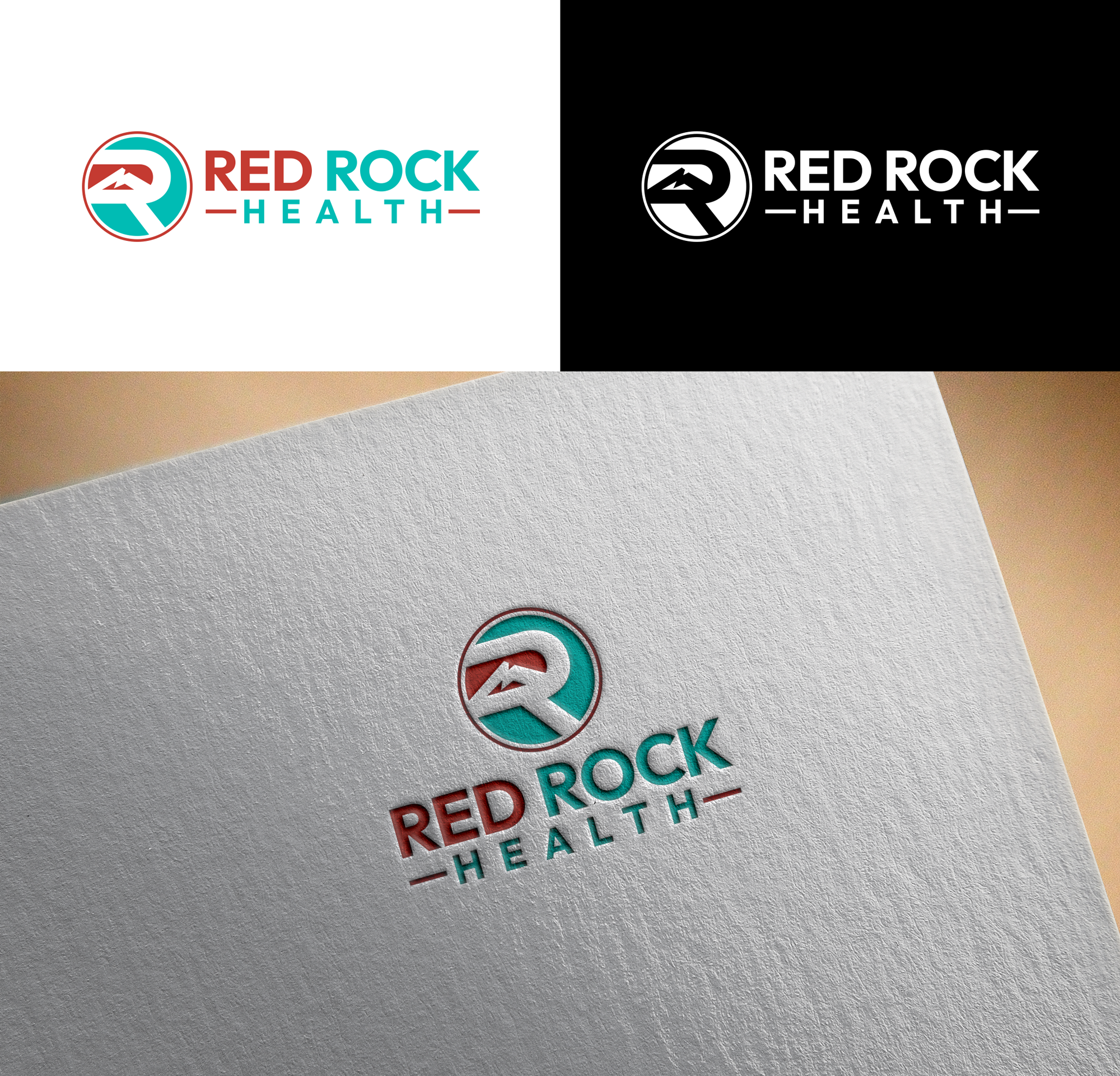 Logo Design by RA-bica for Red Rock Health, LLC | Design #32875022