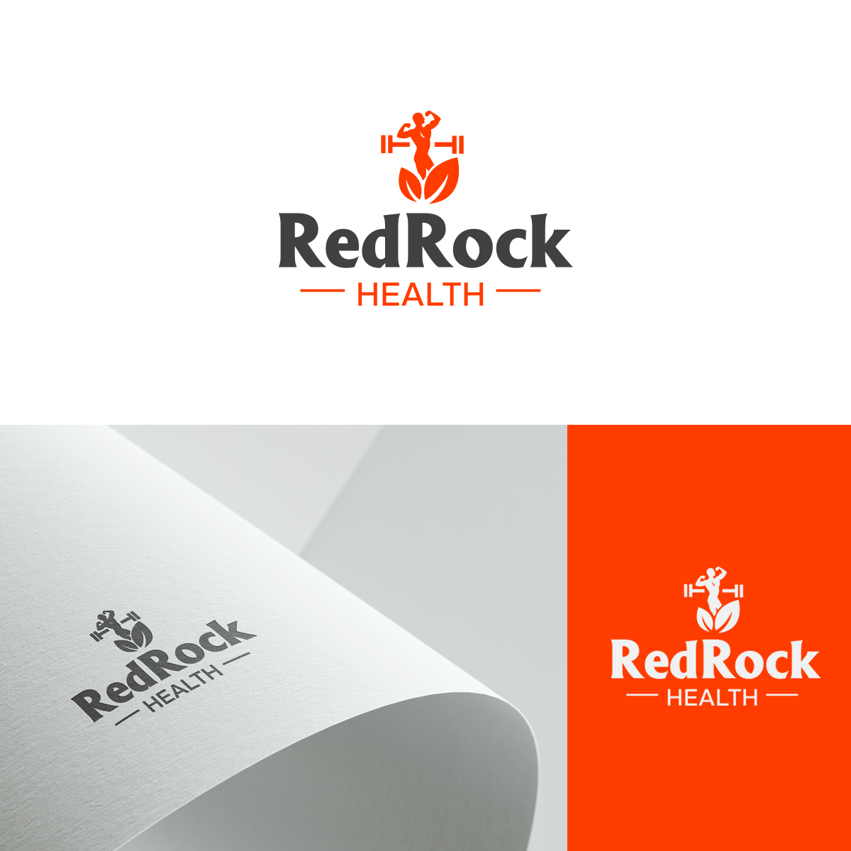 Logo-Design von DesignSNW für Red Rock Health, LLC | Design #32880958