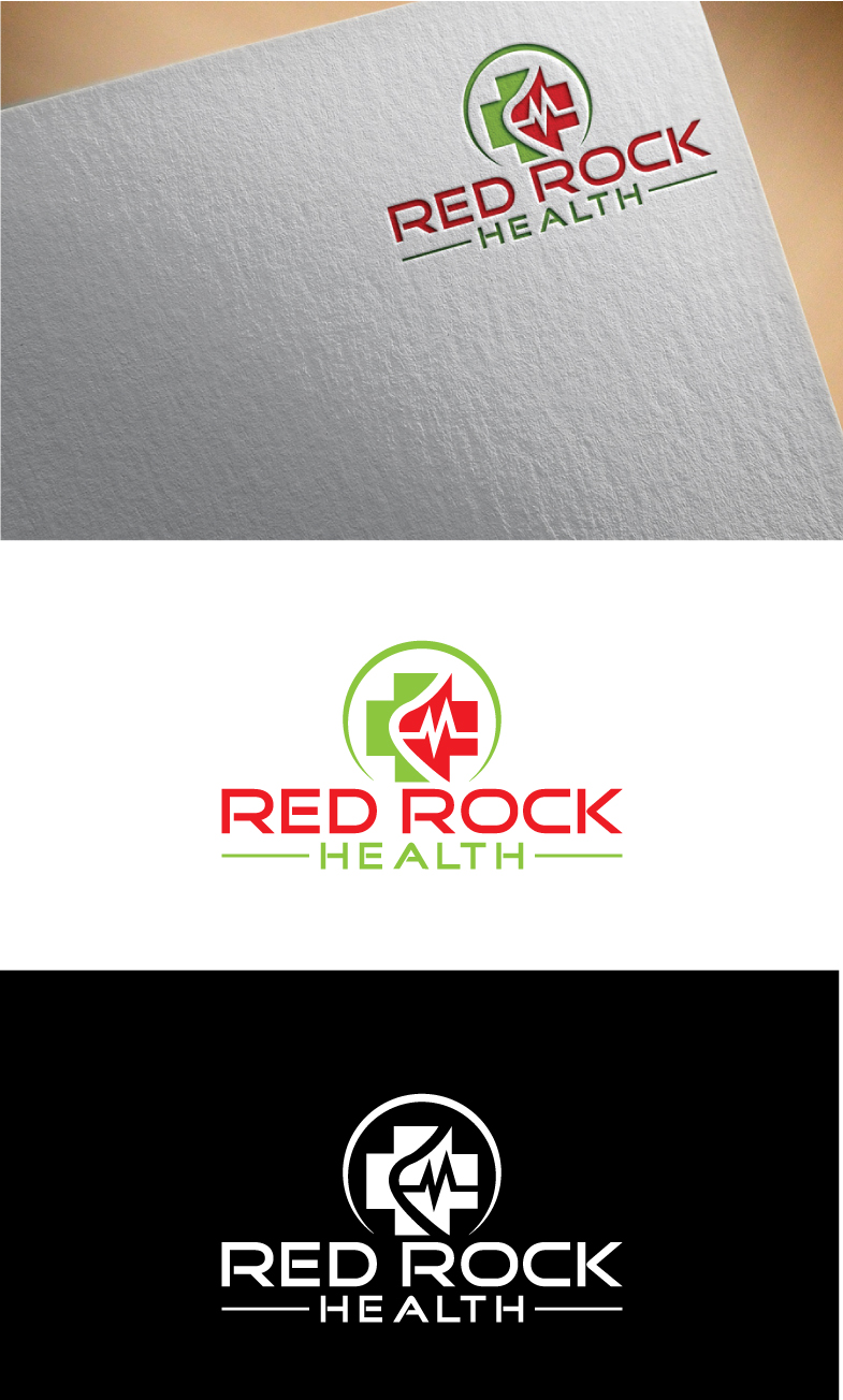 Logo Design by SoltBee for Red Rock Health, LLC | Design #32873157