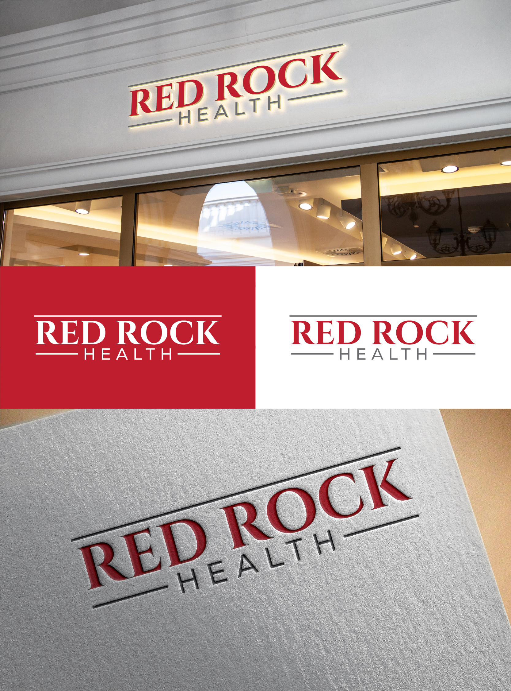 Logo-Design von design wae für Red Rock Health, LLC | Design #32877678