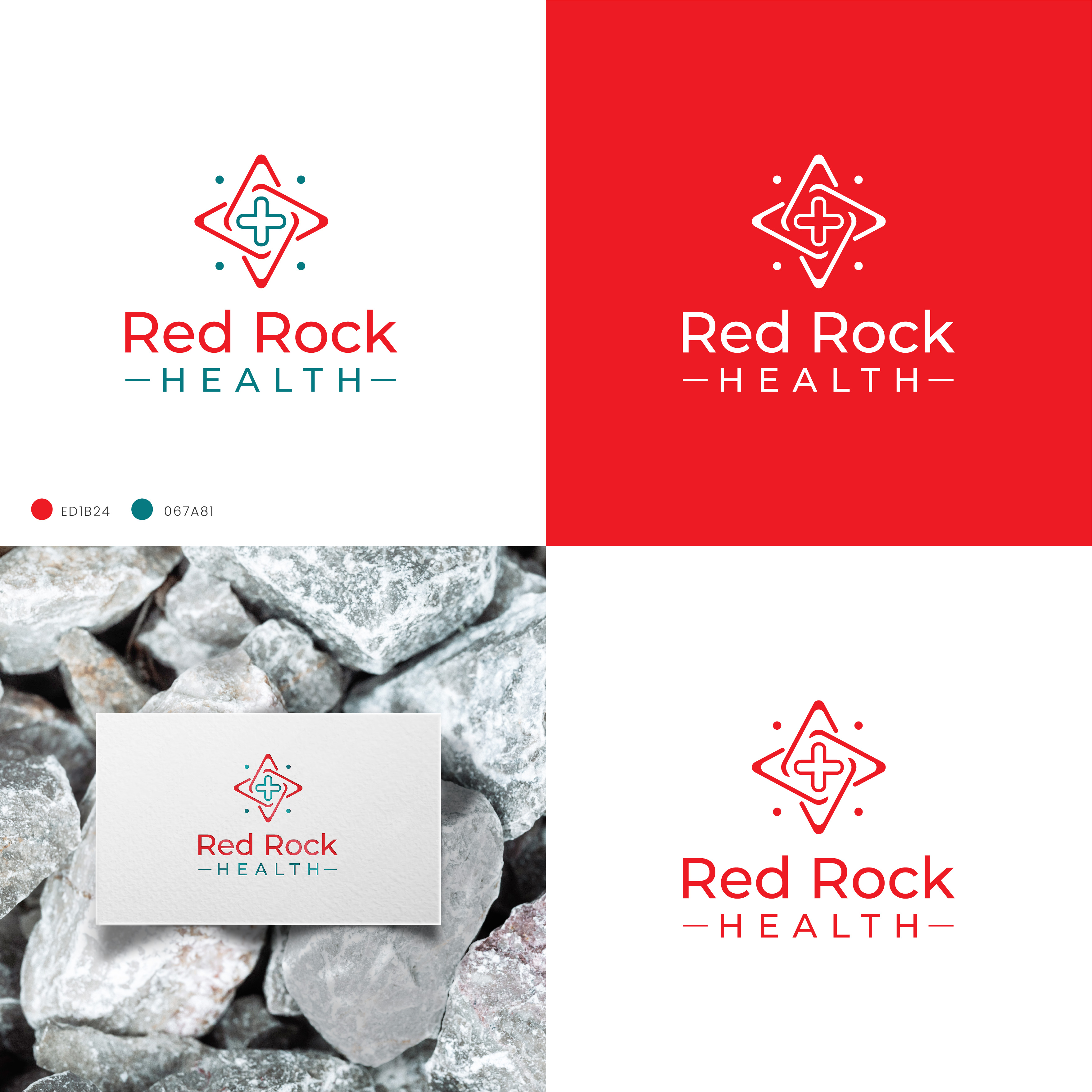 Logo Design by AliArsh for Red Rock Health, LLC | Design #32879166