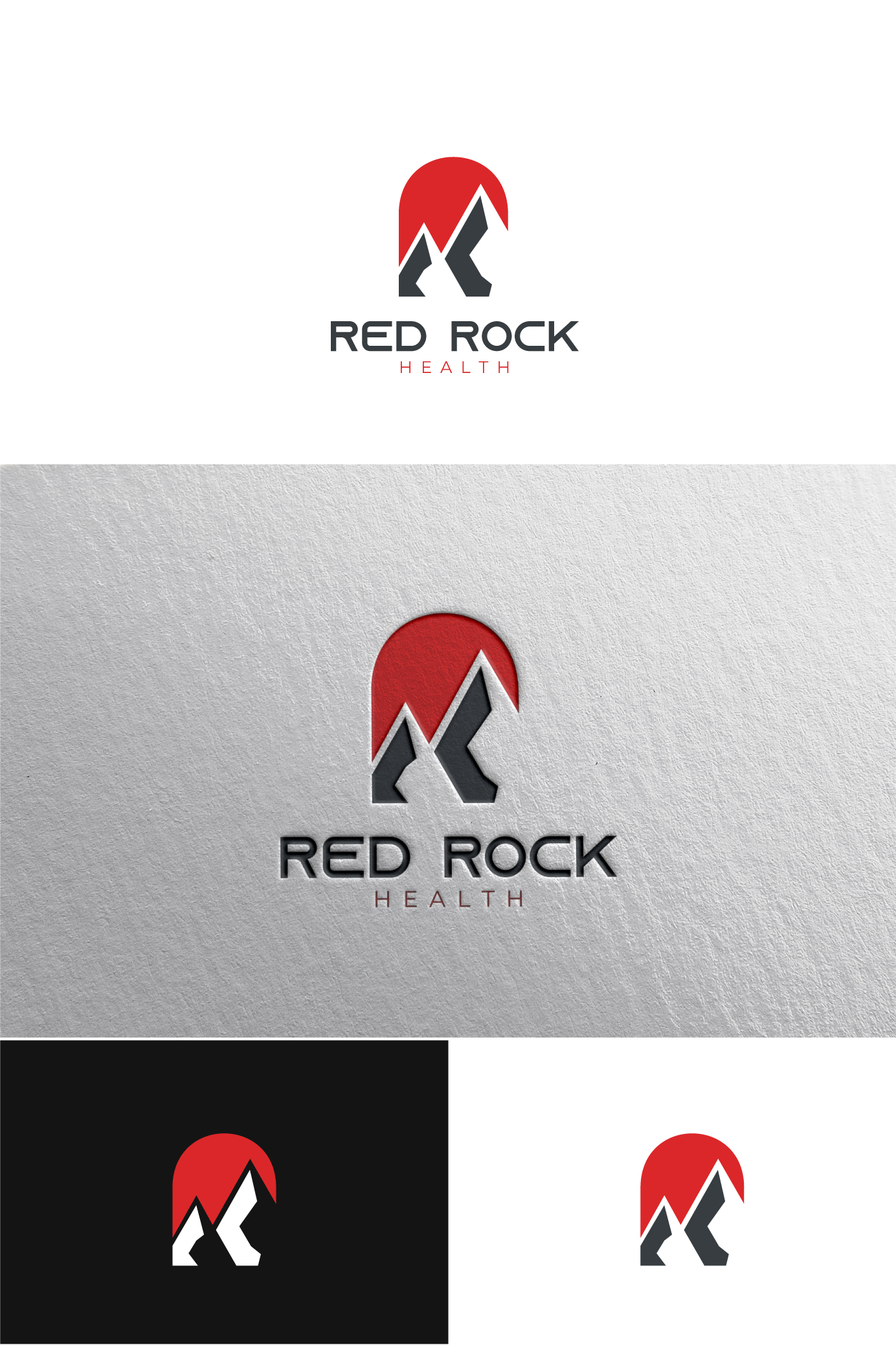 Logo Design by Christian Cruz for Red Rock Health, LLC | Design #32880043