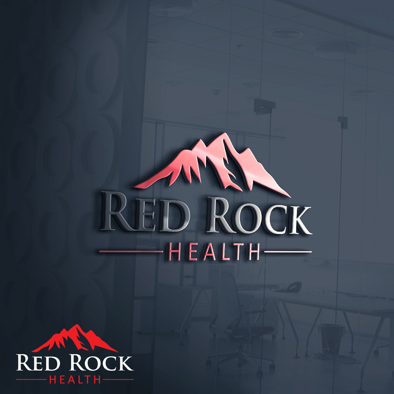 Logo Design by EnaGraph for Red Rock Health, LLC | Design #32874525