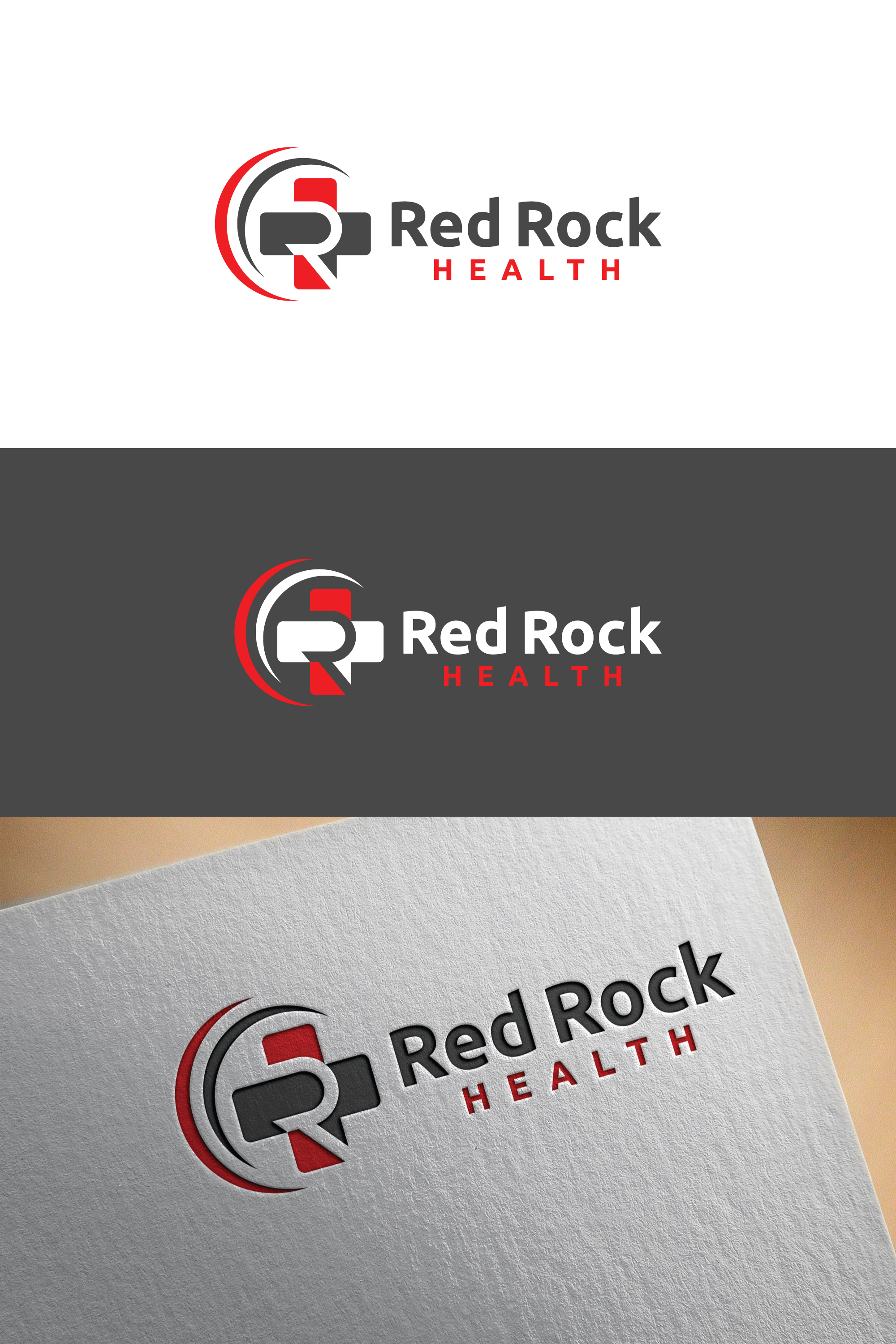 Logo Design by Md Shehidul Islam Rimon for Red Rock Health, LLC | Design #32873563