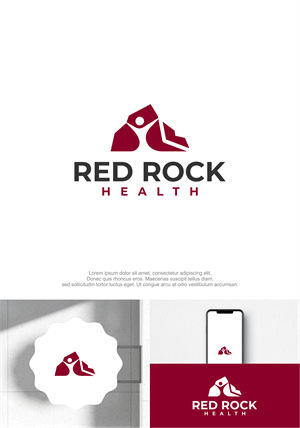 Logo Design by M.Syaiful Huda for Red Rock Health, LLC | Design: #32872925