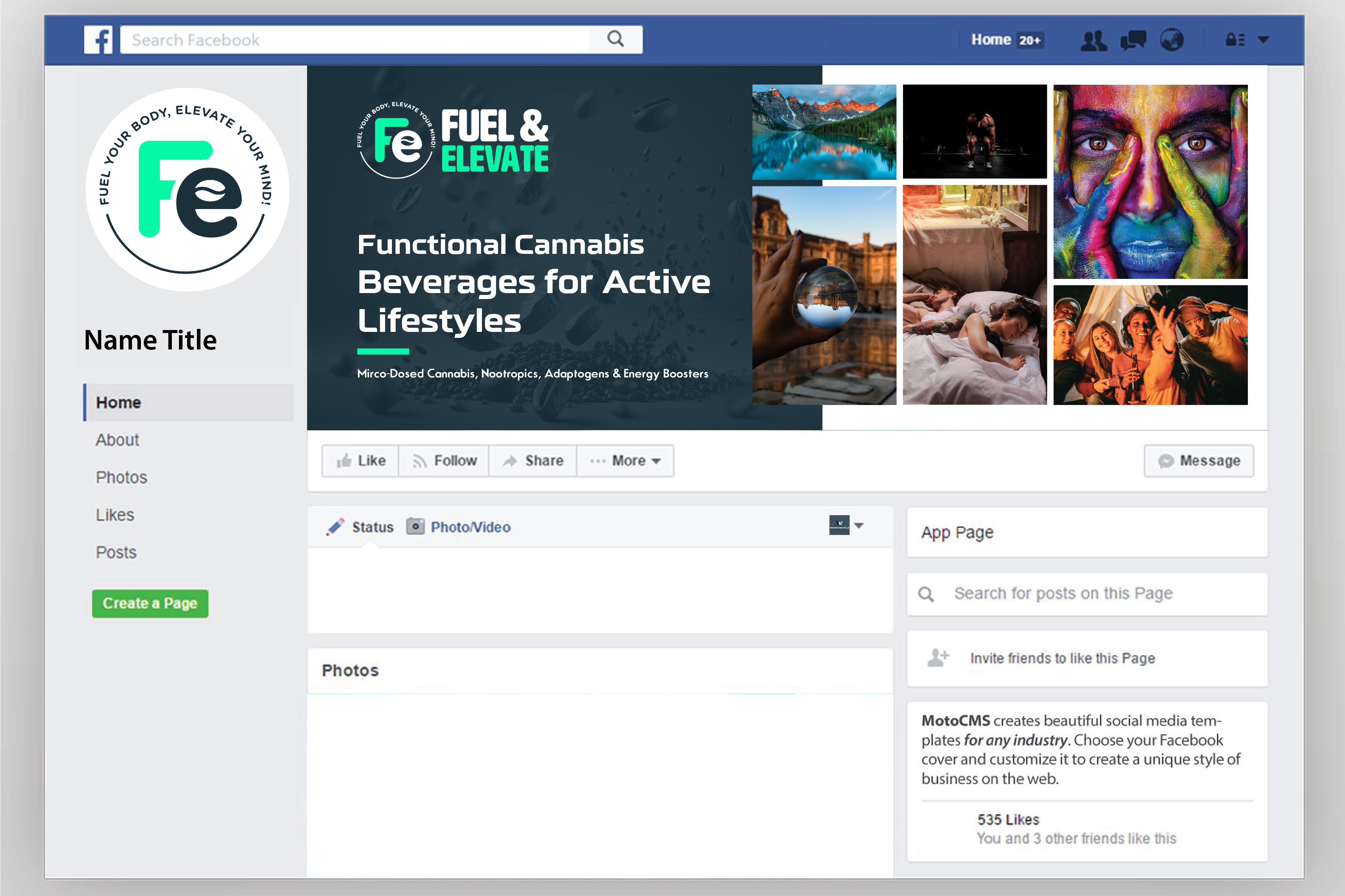 Facebook Design by artbitin for this project | Design #32876059