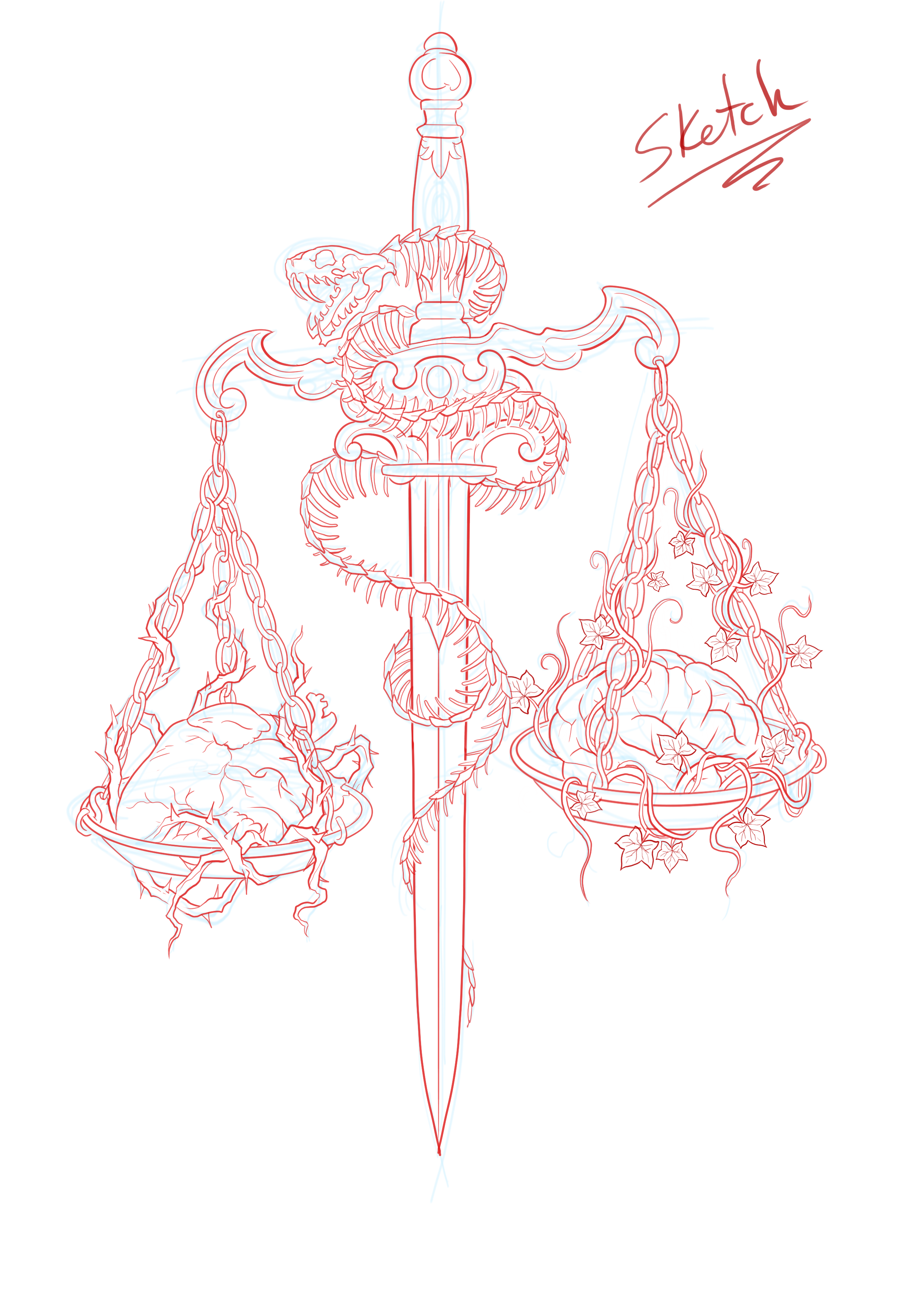 Tattoo Design by rafaelcame 2 for this project | Design #32889444