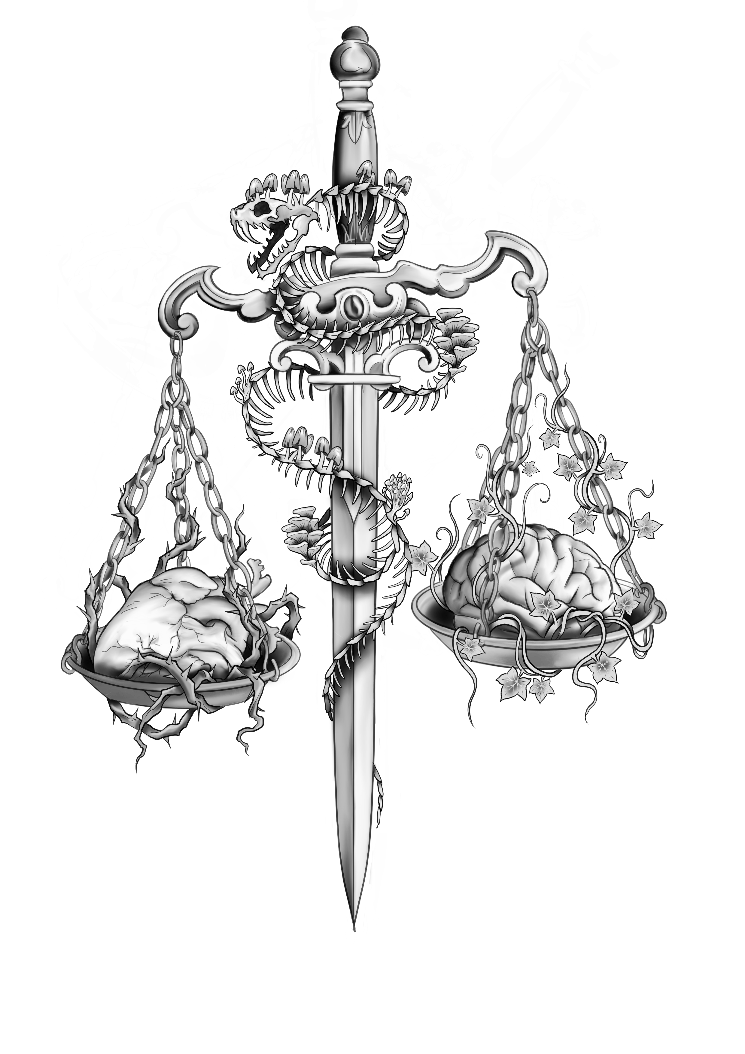 Tattoo Design by rafaelcame 2 for this project | Design: #32903386