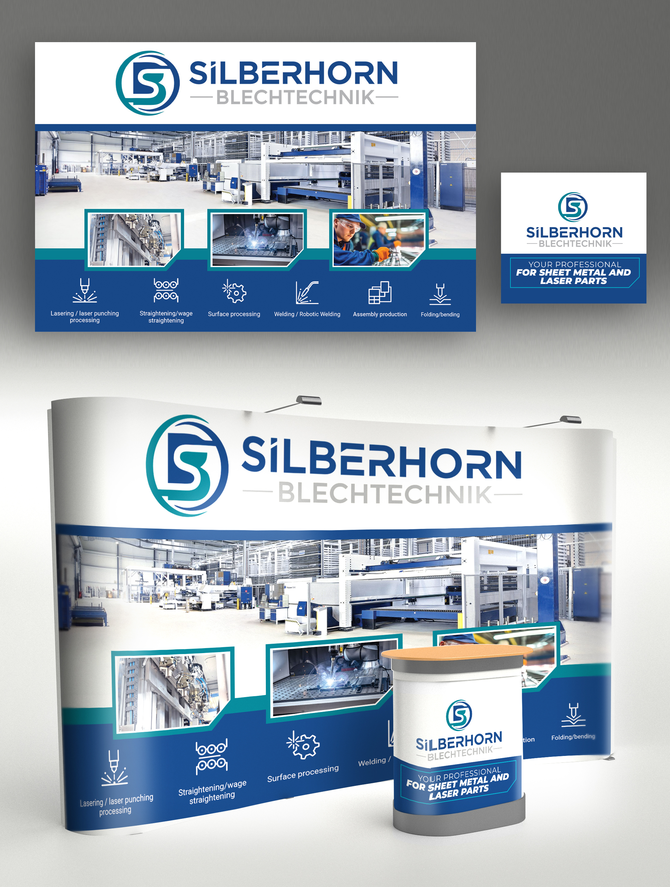 Trade Show Booth Design by Md. Humayun for Silberhorn Blechtechnik GmbH | Design #32888434