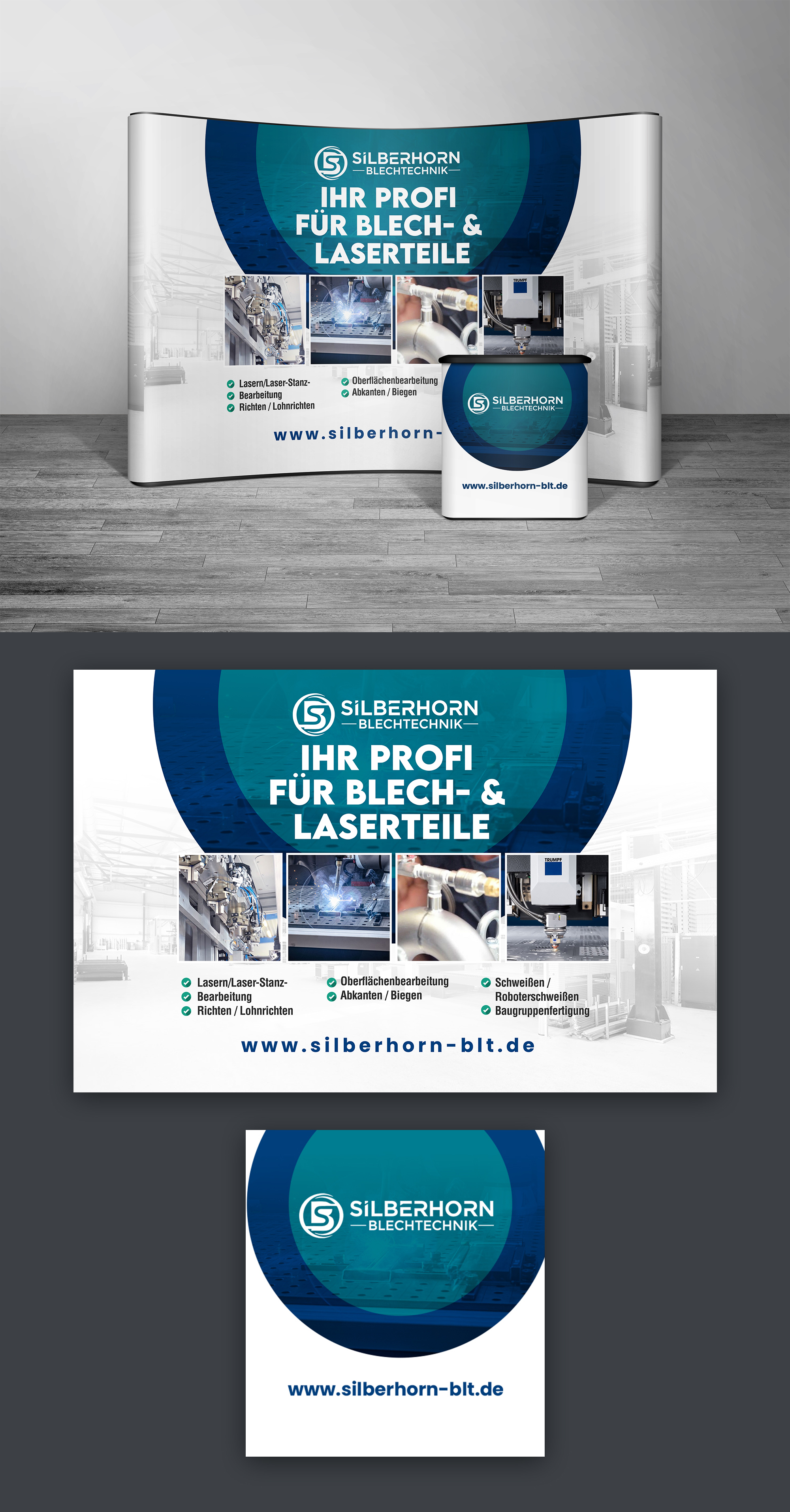 Design de Stand d'Exposition par ArtHive pour Silberhorn Blechtechnik GmbH | Design #32893163