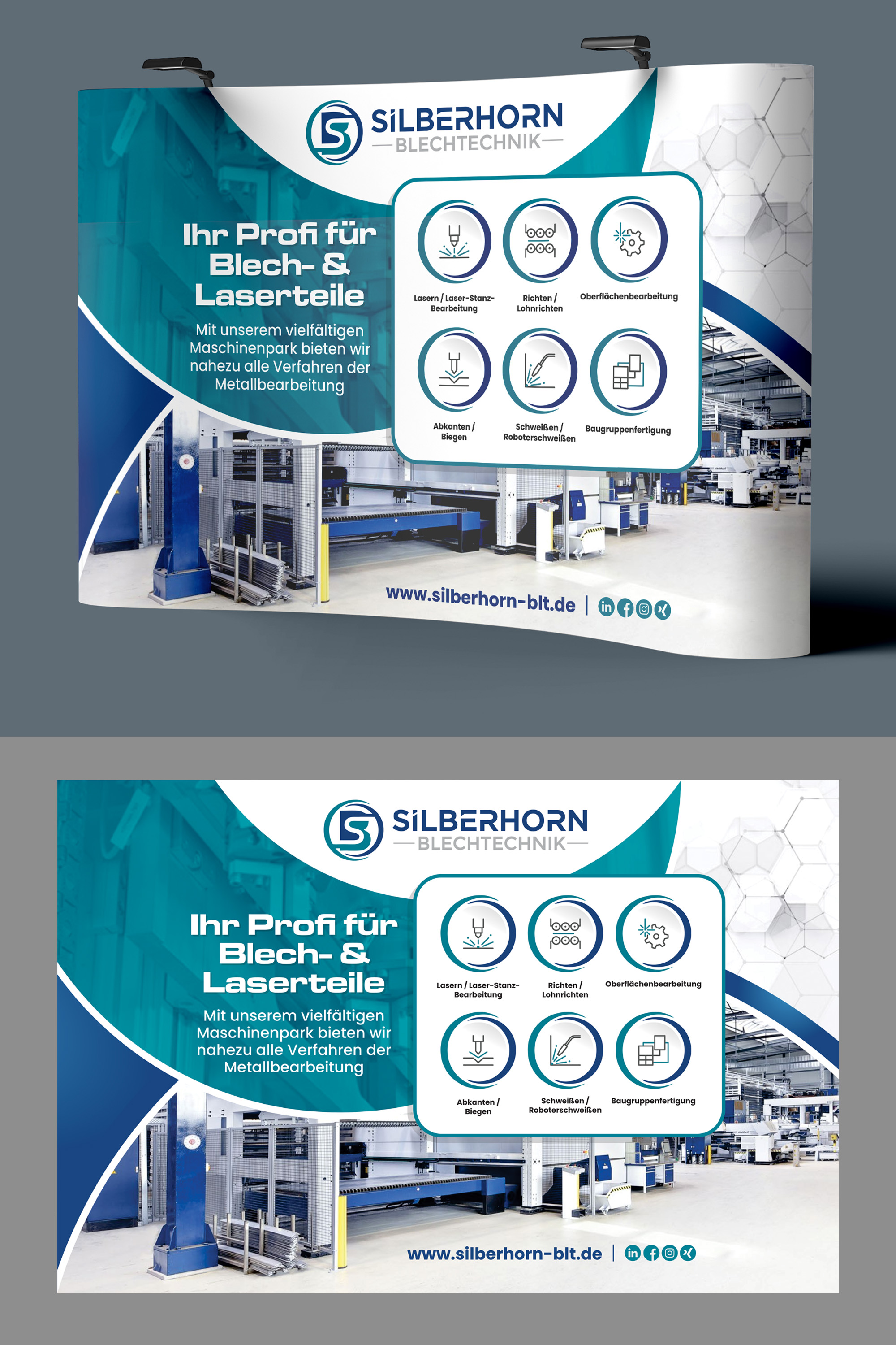 Messestand-Design von Dzhafir für Silberhorn Blechtechnik GmbH | Design #32891570