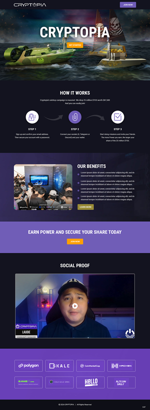 Landing Page-Design von pb für dieses Projekt | Design: #32885498