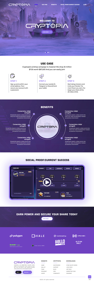 Landing Page-Design von pb für dieses Projekt | Design: #32885500