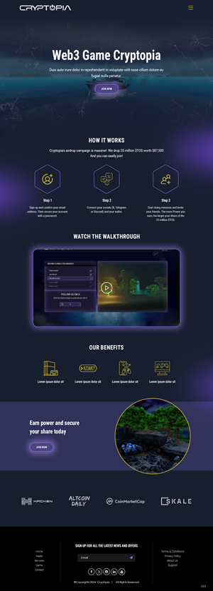 Landing Page-Design von pb für dieses Projekt | Design: #32885504