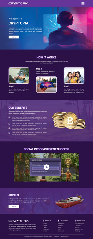 Landing Page-Design von pb für dieses Projekt | Design: #32885510
