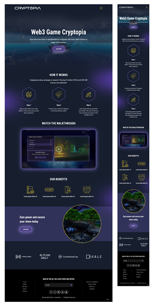 Landing Page-Design von pb für dieses Projekt | Design: #32947147