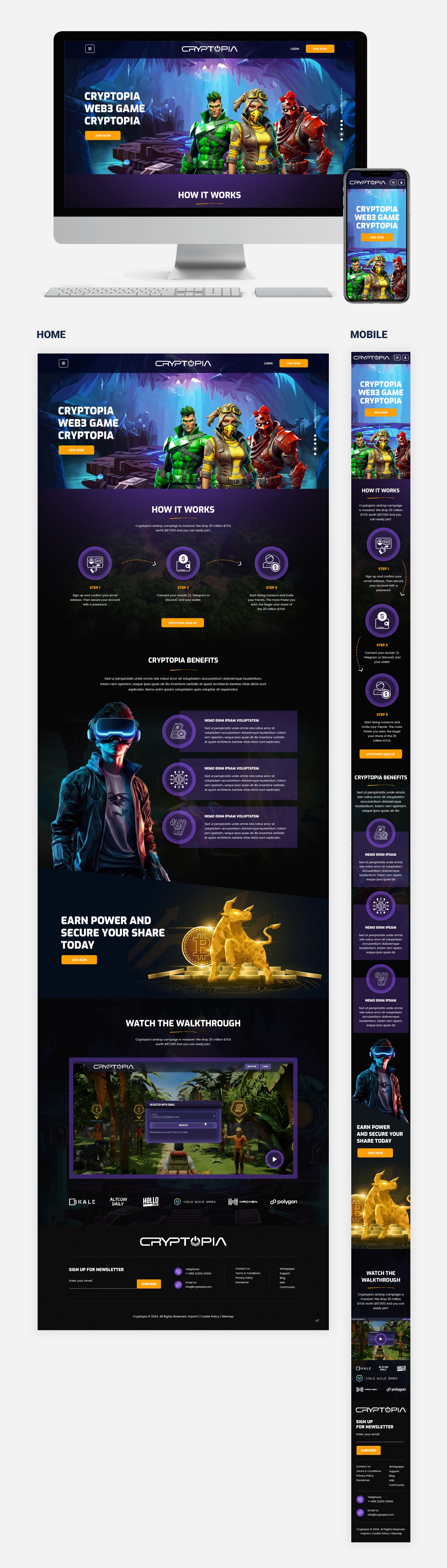 Landing Page Design by pb for this project | Design #32947149