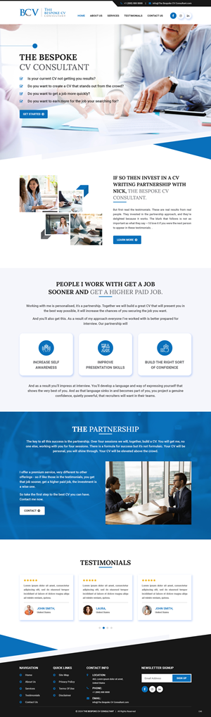 Web Design by pb for this project | Design #32885470