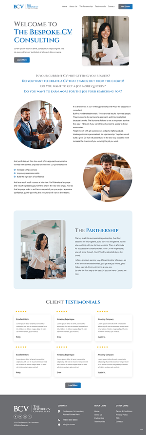Web Design by pb for this project | Design: #32885474