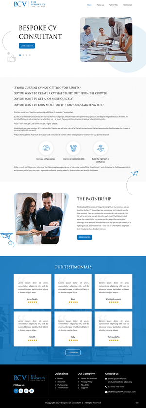 Web Design by pb for this project | Design: #32885477