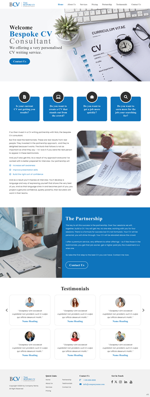 Web Design by pb for this project | Design: #32885492