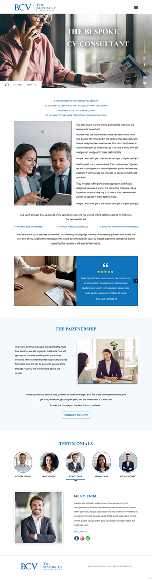 Web Design by pb for this project | Design: #32892441