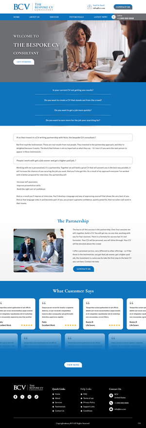 Web Design by pb for this project | Design: #32892442