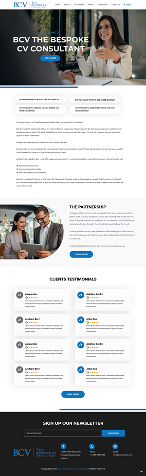 Web Design by pb for this project | Design: #32892443