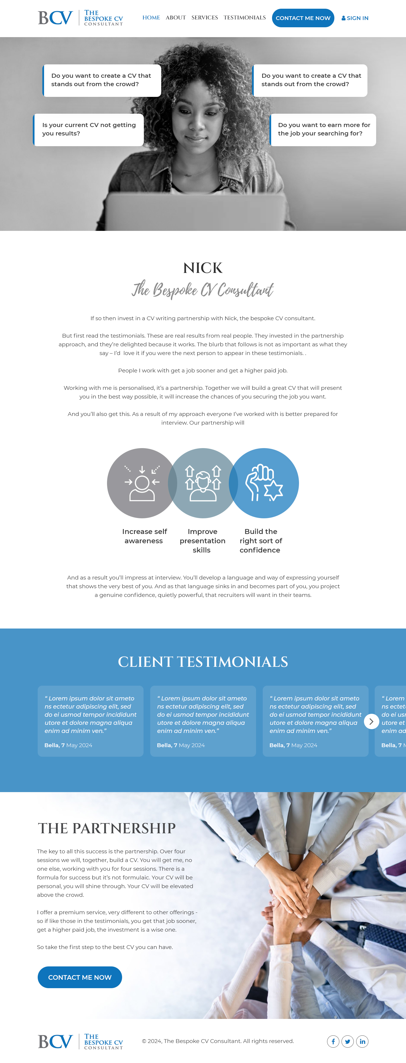 Web Design by Starlyn DS for this project | Design #32882684