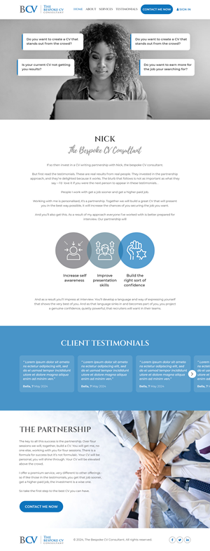 Web Design by Starlyn DS for this project | Design: #32882684