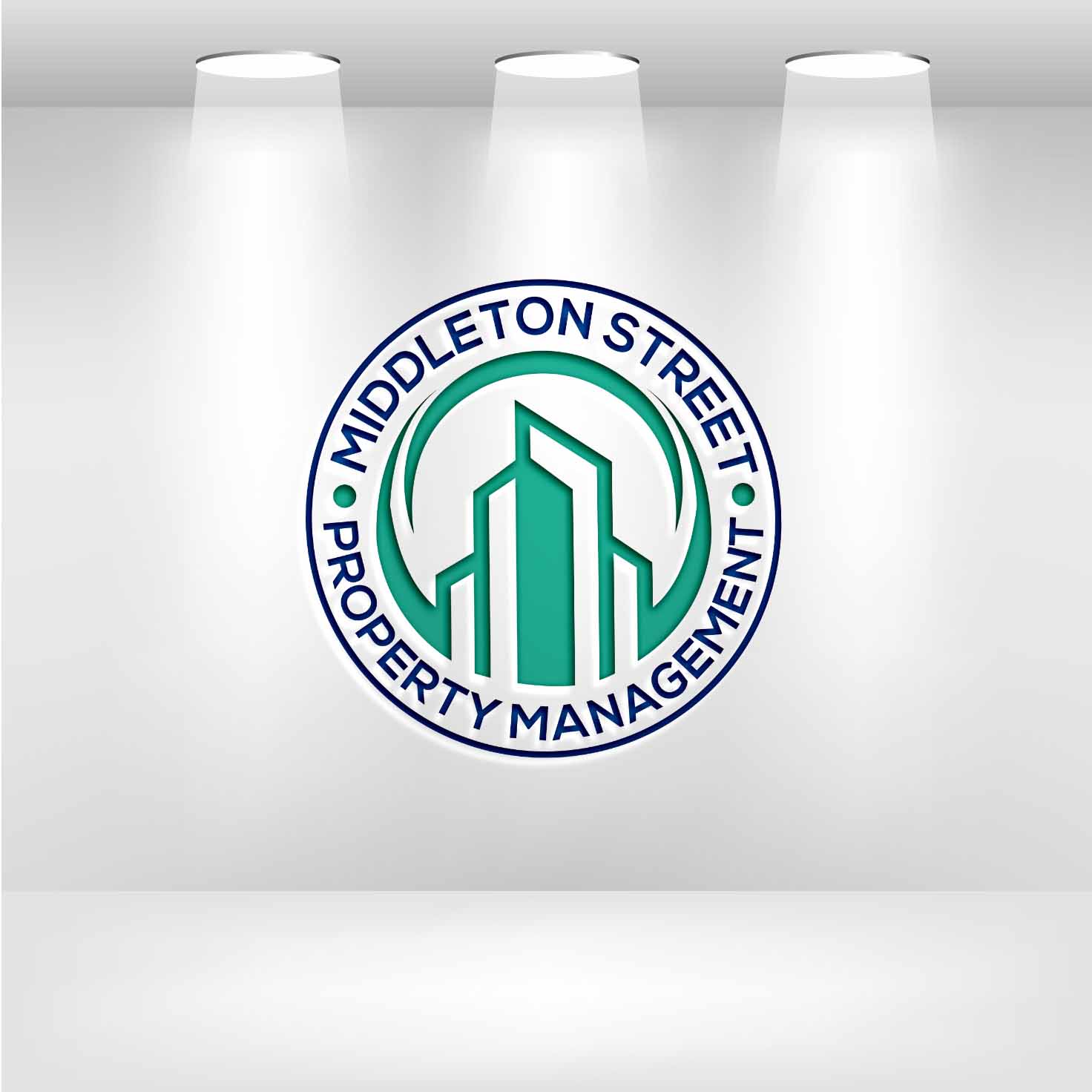 Serious, Masculine Logo Design for Middleton Street Property Management