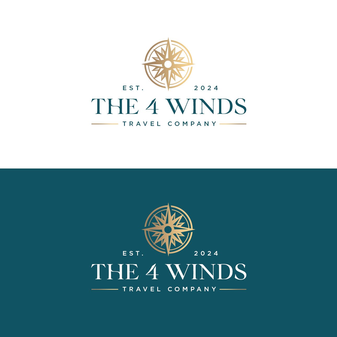 Logo Design by SheilaGrace for The 4 Winds Travel Company | Design #32883924